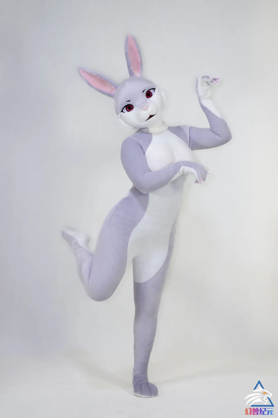 Lilac rabbit, solo photos, CHI series, studio photograph